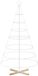 vidaXL Kerst Cone Boom KUOPIO 180 cm Staal Wit