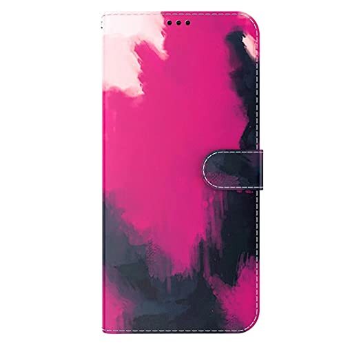 TUUNKMUY voor Nokia C10/C20 Hoesje, Premium PU Lederen Portemonnee Flip Folio Case Magnetische Bookstyle Beschermende Cover met Stand Functie en Kaartsleuven, Schokbestendige Telefoonhoesjes voor Nokia C10/C20 berry