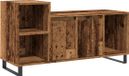 vidaXL Tv-meubel 100x35x55 cm bewerkt hout oud houtkleurig