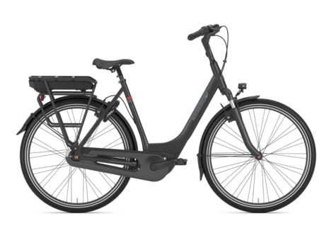 Gazelle Paris C7+ HMB Dames Elektrische Stadsfiets - 2023 - Black Mat - 53cm