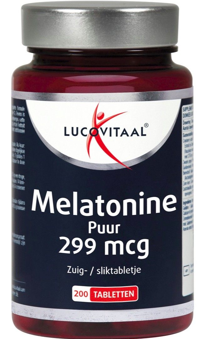Lucovitaal Melatonine Puur 299mcg Tabletten 200st