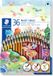 Staedtler Noris colour pot à trois faces - set 36 pièces