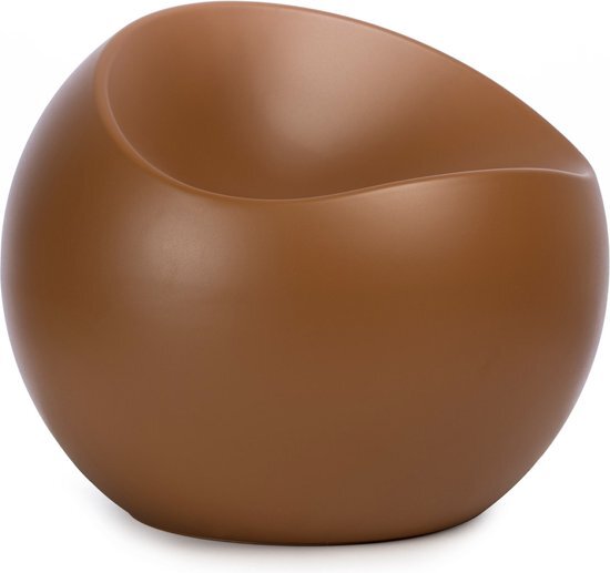 XLBoom Amber Mat Ball Chair - Loungebank - Gerecycleerd ABS - 55 &#215; 55 &#215; 50 cm