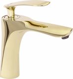 Rea Orbit Gold Low Wastafelkraan Goud