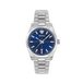 Versace Millenium G. VE0G00325 Horloge - Staal - Zilverkleurig - Blauwe Wijzerplaat - Ø 40 mm
