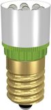 Signal Construct MCRE148378 LED-signaallamp Ultra-groen E14 230 V/DC, 230 V/AC 37000 mcd