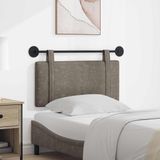 vidaXL - Hangend hoofdbord - Grijs - Antiek - PU