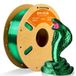 PLA Filament Silk 1,75 mm - Filament d'imprimante 3D FDM - Finition haute brillance - Tolérance ±0,03 mm - Bobine de 4 kg - Vert