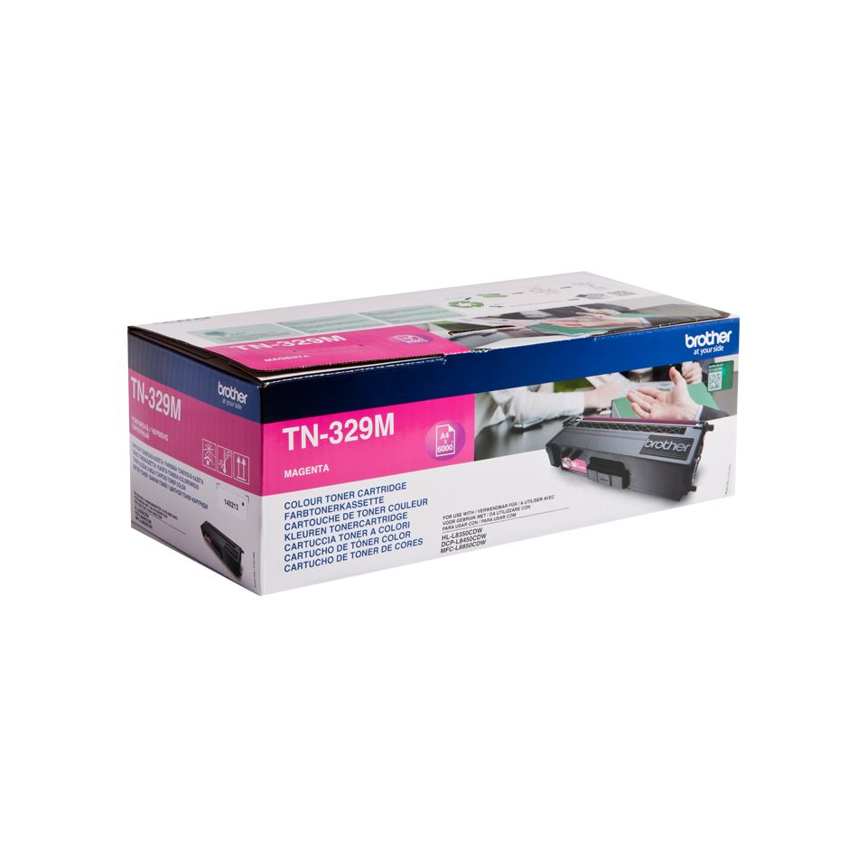 Brother TN-329M Magenta Toner Cartridge - Original - 6,000 Pages