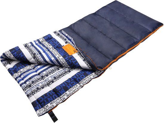 Dutch Mountains Goeree XL Slaapzak - 220x90cm - Blauw - 2 Seizoens - Dekenmodel