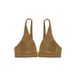 Sam Friday voorgevormde triangel bikinitop Flood met lurex olijfgroen