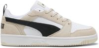 Puma Rebound v6 Low SD Unisex Beige/Wit/Zwart Suède/Synthetisch Sneakers Schoenmaat 39