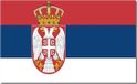 Merkloos / Sans marque Promex Gmbh Vlag Servie - met wapen - 90 x 150 cm - polyester - Servische landenvlag
