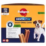 Pedigree Dentastix snacks voor mondhygiëne, kleine hond, 5-10 kg, 70 stokjes - 1100 g