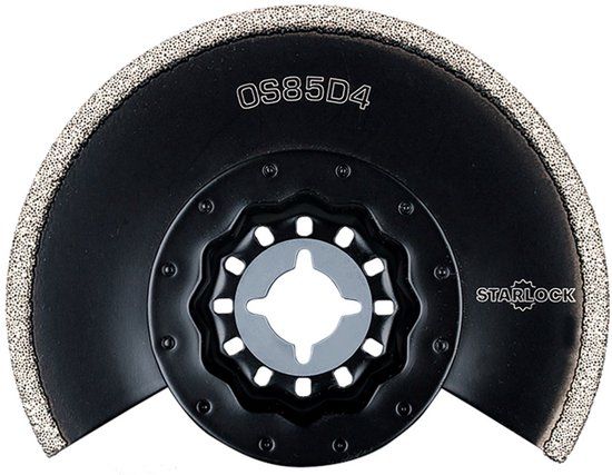 Rotec Combipower BV OS85DIA OSCILLEREND DIAMANT SEGMENTZAAGBLAD D=85MM voor Hout