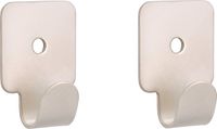 Merkloos 6x Luxe Kapstokhaken / Jashaken Chromekleurig