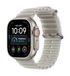Apple Watch Ultra 4 GPS + Cellular 49mm Natural Titanium Case - Translucent Grey Ocean Band Smartwatch