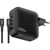 Sitecom 165W GaN Power Delivery Wandoplader + USB-C naar USB-C Kabel 2m