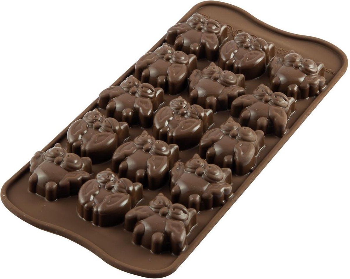 Silikomart Chocolade Mal Gufi Owls - 8051085210831