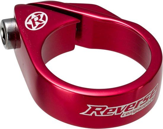Reverse Bolt Zadelklem Ø34.9mm - Rood