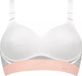 Triumph Triaction Hybrid Lite P EX Dames Sportbeha - WHITE - Maat B090