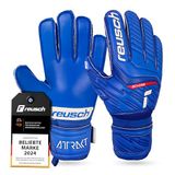 Reusch Attrakt Silver Junior Voetbalhandschoenen voor kinderen met Expanse Cut