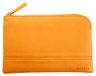 RHODIA 116548C - Etui met Ritssluiting in Imitatieleer - Jonquille - Maat S (11 x 17 cm)