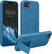 kwmobile back cover voor smartphone - geschikt voor Apple iPhone 17e / iPhone 16e - 1x beschermhoesje van kunststof - In Caribisch bleu