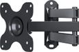 Support mural TV sans marque Full Motion Articulating 13-30 pouces Noir