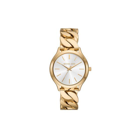 Michael Kors MK7472 Slim Runway Horloge - Dames - Goudkleurig