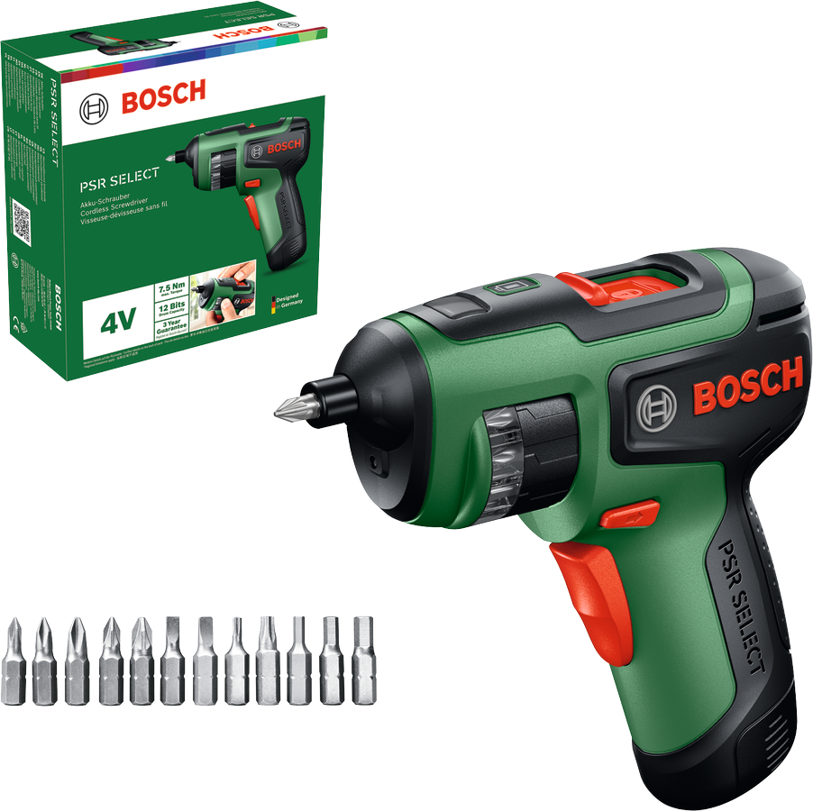 Bosch Groen PSR Select 4V Accuschroevendraaier