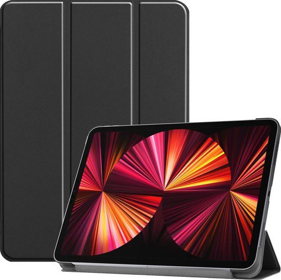 BASEY. Hoesje voor iPad Pro 11 inch (2021) - Book Case - Zwart