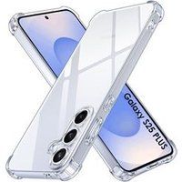Phonillico® Case voor Samsung Galaxy S25 PLUS - Schokbestendige bescherming Zacht TPU Transparant