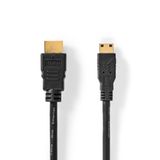 Nedis CVGL34500BK15 Câble HDMI 1,5 m HDMI Type A (Standard) vers HDMI Type C (Mini) Noir