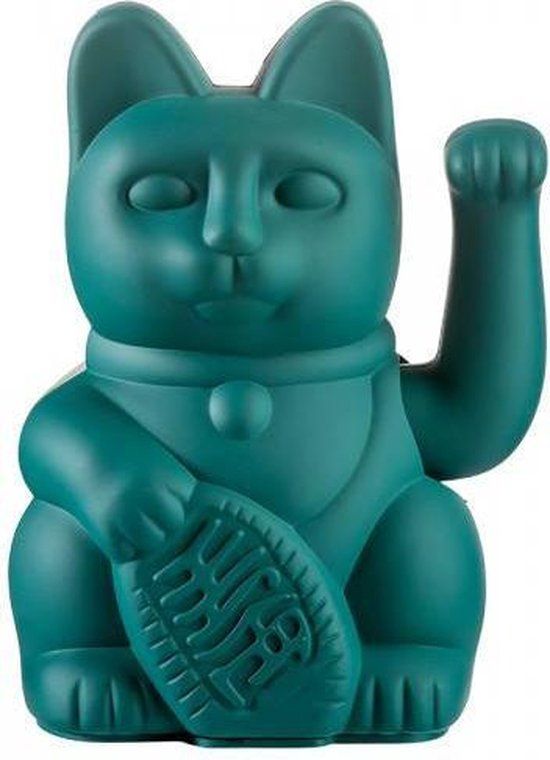 Donkey Wuivende Kat Lucky Cat Maneki-Neko groen