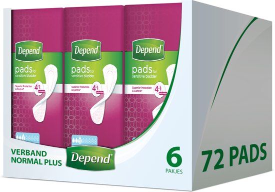 Depend Pads Normal Plus - Voordeelverpakking
