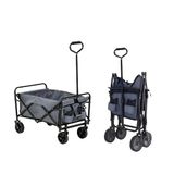 Avilia Opvouwbare transportwagen voor buiten, ideaal voor camping en transport van tuingereedschap, van staal, 73 x 46,5 x 95 cm, draagkracht 80 kg
