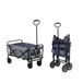 Avilia Opvouwbare transportwagen voor buiten, ideaal voor camping en transport van tuingereedschap, van staal, 73 x 46,5 x 95 cm, draagkracht 80 kg