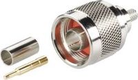 BKL Electronic 0404000 N-connector Stekker, recht 50 Ω