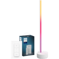 Philips Hue Gradient Signe White and Color Tafellamp Wit + Dimmer