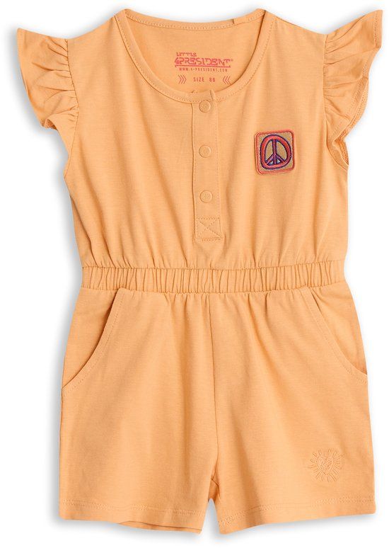 4President playsuit meisjes Peach cobler