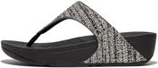 FitFlop Dames Sandalen Lulu Shimmerweave Zwart Maat 40