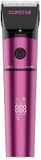 Clipster Accu-scheermachine DeloX, scheermachine voor dieren, incl. 4x opzetkam, roze, detailscheren, Li-Ion accu, scheerbreedte 38mm, looptijd 300min, met LED-lampje