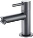 BES LED Toiletkraan - Fonteinkraan - Koudwaterkraan 1/2 - Leoni Crinty - Opbouw - PVD - Gunmetal Grijs