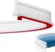 Merkloos Douchestrip Zelfklevend Siliconen 100 x 4 x 3 cm