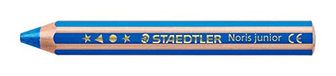 Staedtler Noris Junior 140-3 3-in-1 kleurpotlood - blauw - doos 6