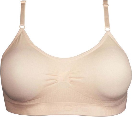 MAGIC Bodyfashion Comfort Bra with Spaghetti Straps - Latte - Maat M