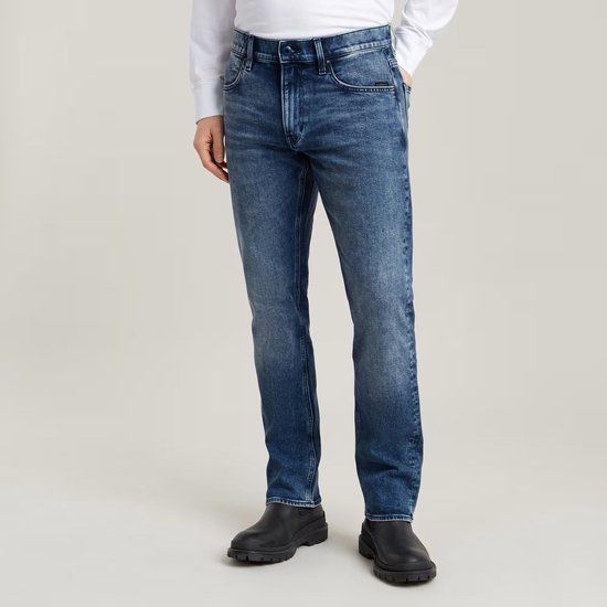 G-Star RAW Mosa Straight Fit Jeans - Blauw - Maat W30 X L34 - Mannen