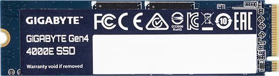 GIGABYTE Gen4 4000E 250 GB M.2 PCI Express 4.0 NVMe 3D NAND
