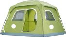 Merkloos Tente - Tente de plage - Tente de camping - 10 x 9 x 6.5 ft - pour 6 personnes - Étanche - Léger - Tente de backpacking - Facile à monter - avec porte et fenêtre - Vert